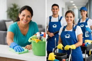Diferença entre diarista e empresa de limpeza