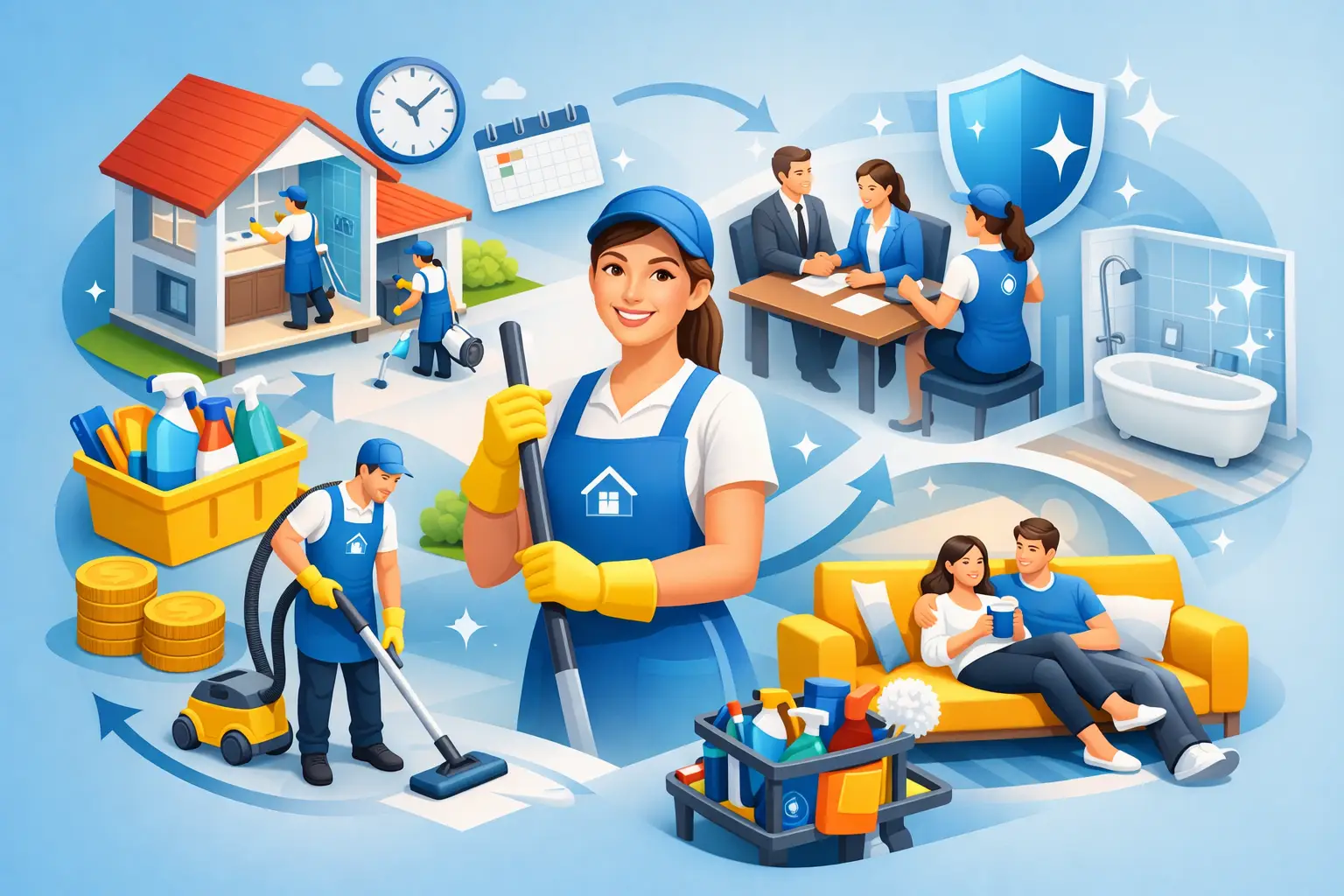 7 melhores motivos para terceirizar faxina
