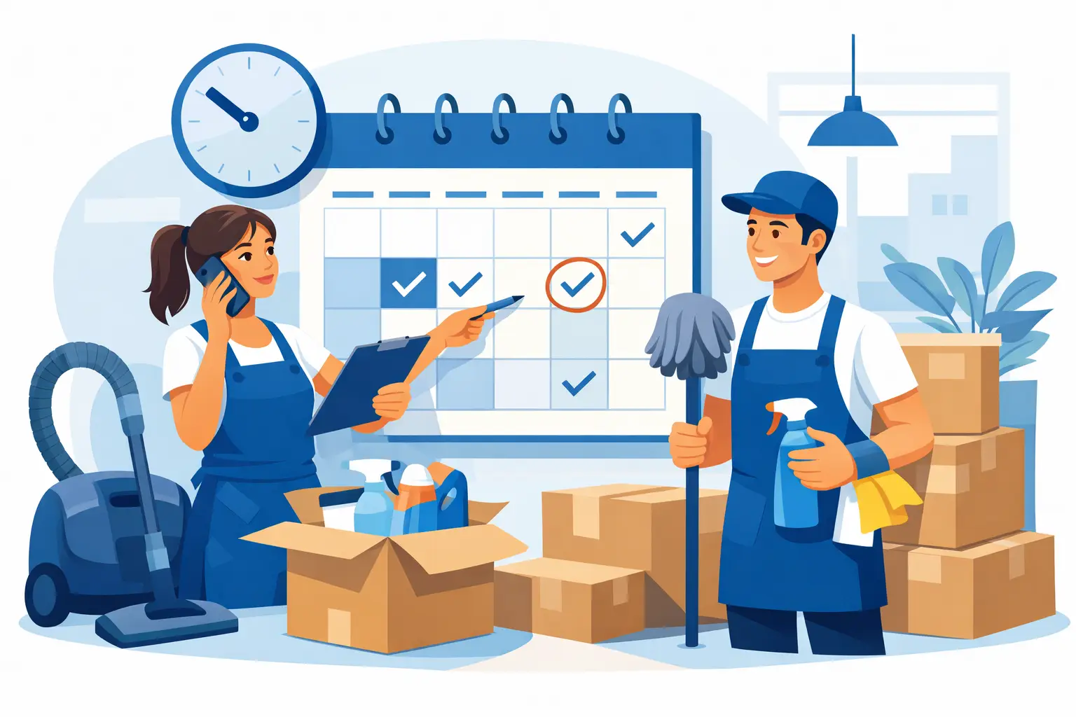 Como agendar limpeza pré-mudança sem imprevistos