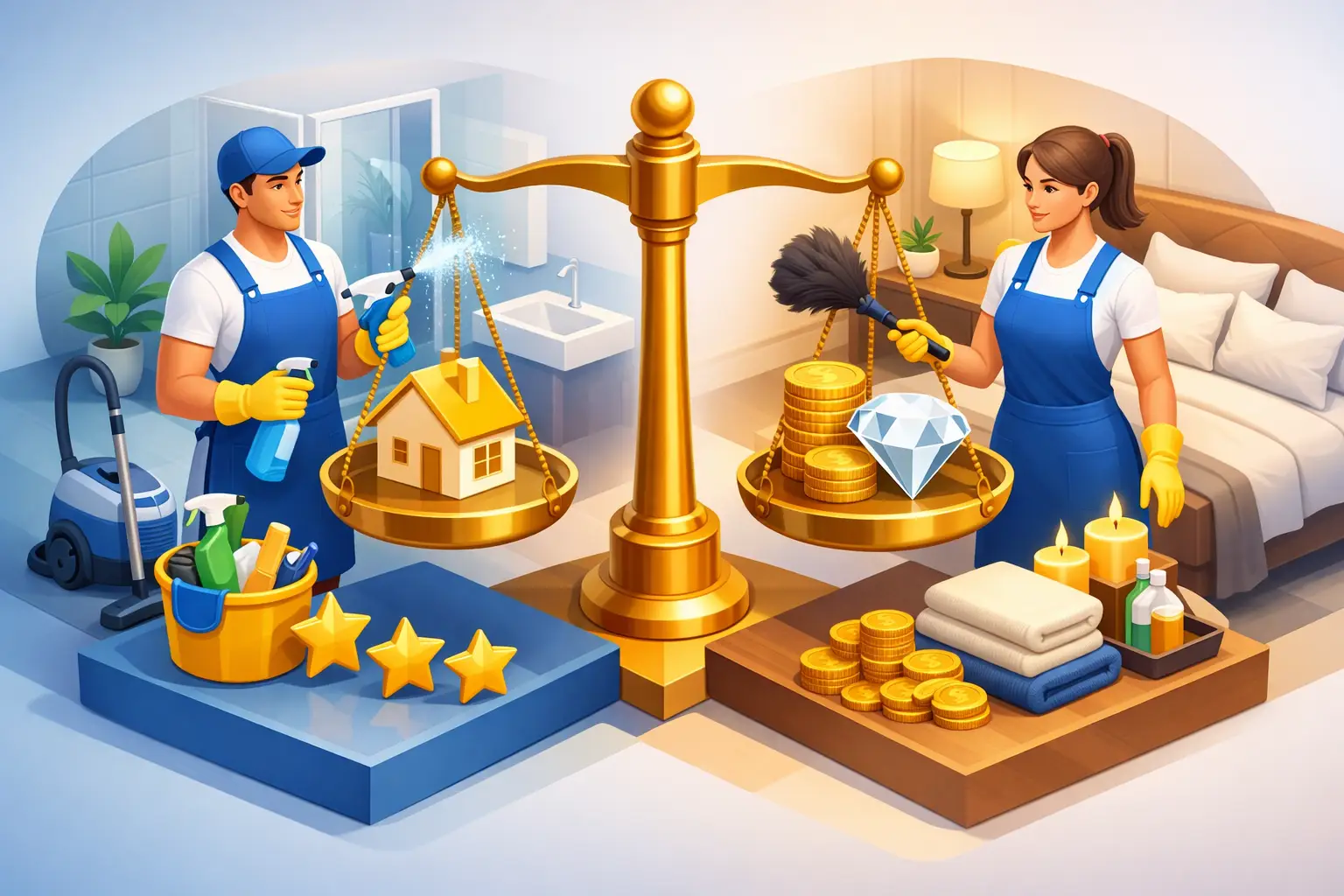 Avaliação de Faxina Premium: O Que Vale Mais?