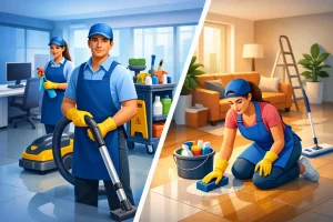 Empresa formal versus freelancer na limpeza