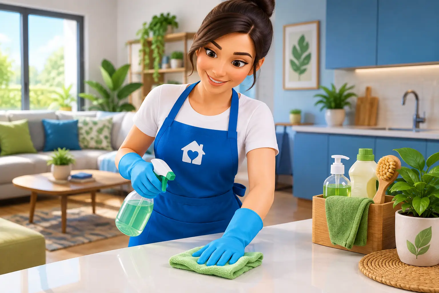Limpeza sustentável para uma casa mais saudável