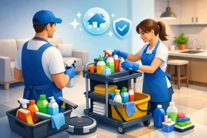 Vantagens dos produtos de limpeza inclusos